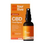 fourfive CBD Oil Spray 2000mg (Strong High Strength) Orange, Muscle & Sleep Aid, Natural & Vegan Friendly - 30ml