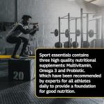 Healthspan Elite Sport Essentials Multivitamin | 28 Day Supply | All Blacks Official Partner | 3 Essential Supplements | A-Z Multivitamin | Probiotic | Omega 3 | Informed Sport Accredited