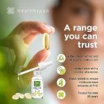 Healthspan 192mg CBD Oil Capsules | 30 Capsules | Added Vitamin D3
