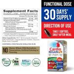 LABO Nutrition CardioREGAIN, Ubiquinol CoQ10 with Kaneka QH 100mg, Pine Bark Extract, Astaxanthin, Heart Health & Cellular Energy. Up to 25x Higher Absorption with Smart Liposomal Delivery, Soy Free