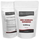 Red Korean Ginseng - 8,000mg Capsules - Powerful Formula (90)