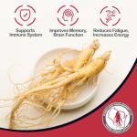 All Natural Pure American Ginseng Whole Root 西洋参 (Non-GMO, Gluten Free Herb) (4 oz) (4 oz)