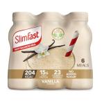 SlimFast Ready To Drink Shake, Tasty, Balanced Shake with Vitamins and Minerals, No Sugar, Vanilla Flavour, 6 x 325 ml Multipack