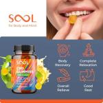 SOOL CBD Gummies 750mg 30pcs | 25mg CBD Gummy | Apple & Lemon Flavour | Cannabidiol CBD Oil Edibles | CBD Oil | Stress & Anxiety Relief | Calm, Unwind, Improve Sleep