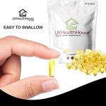 UKHealthHouse Omega 3 Fish Oil Supplement for Heart & Brain Health – High Strength 18/12-1000mg with DHA & EPA | Omega-3 Fatty Acids Fish Oil | Premium Nutritional Support – 30 Softgels