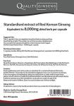Red Korean Ginseng - 8,000mg Capsules - Powerful Formula (90)