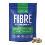 Fibre Supplement - Psyllium Husk 5000mg (500mg of 10:1 Extract) & Probiotic 400 Million CFU Lactobacillus Acidophilus – Digestive, Gut Health Support & Stool Softener -120 Psyllium Husks Capsules