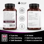 Beetroot Capsules 5100mg - High Strength Beetroot Supplement 180 Vegan Capsules - Nitric Oxide - Enriched with Black Pepper Made in The UK by New Leaf