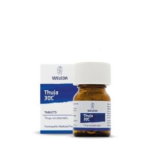 Weleda Thuja 30C, Homeopathic Medicinal Product, Thuja Occidentalis 30C, Vegetarian, 125 Tabs