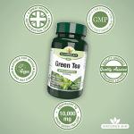 Natures Aid Green Tea 10,000mg – High Strength Natural Supplement – Supports Energy, Metabolism & Weight Management – Antioxidant – Vegan, Gluten Free, Non-GMO – 60 Tablets