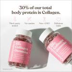 Collagen Gummies by Free Soul | High Strength Marine Collagen Supplement | Advanced Superior Type 1 Hydrolysed Collagen Peptides | Triple Strength Pure Formulation Supplement | 60 Gummies