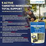 FoodPURA Pound Shredder! Weight Loss Shot Powder Support Supplement 90 Servings 30 Days Carb Blocker + Appetite Suppressant + Fat Burner + Blood Sugar Control + Metabolism Booster