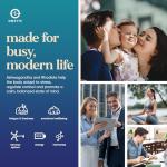 Ashwagandha Gummies for Mood Balance, Calm & Stress Relief, 60 Gummies - Citrus Orange Flavour with Ashwagandha High Strength Extract, Rhodiola & B Vitamins - 100% Vegan - Helps Mood, Focus & Stress