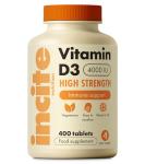 Vitamin D3 4000 IU - 400 High Strength Vitamin D Tablets (1+ Year Supply) - Vegetarian - Immune System Booster - Gluten Free - Vitamin D Supplements - Made in The UK