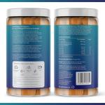 Ashwagandha Gummies for Mood Balance, Calm & Stress Relief, 60 Gummies - Citrus Orange Flavour with Ashwagandha High Strength Extract, Rhodiola & B Vitamins - 100% Vegan - Helps Mood, Focus & Stress