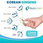 High Strength Korean Ginseng 3125mg Supplements to Boost Energy, Endurance, Mood, Performance, Vitality, Memory, Focus & Immunity | 60 Capsules