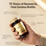 Solgar Gentle Iron (Iron Bisglycinate) 20 mg Vegetable Capsules - Pack of 90