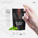 Panax Ginseng Extract 15,000mg – 50mg Ginsenoids High Strength Korean Red Ginseng – 90 Vegan Capsules – Resealable and Recyclable Pouch by Alpha01