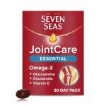 Seven Seas JointCare Essential, With Omega-3, Glucosamine, Chondroitin, Vitamins C and D, Manganese and Zinc, Food Supplements, 30-Day Pack