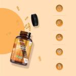 Organic Turmeric Capsules - 180 Capsules - with Organic Ginger & Black Pepper - Turmeric Supplement for Both Men & Women - Easy to Swallow - Vegan & Gluten-Free - Made in EU