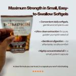 Pumpkin Seed Oil Complex 3000mg with Zinc, Beta-Sitosterol & Lycopene – 180 Vegan Softgels – Hair, Prostate & Hormonal Support – Made in UK, Lab Tested