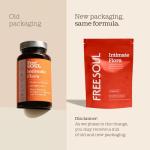 Intimate Flora for Women | 20 Billion CFU Fortified with 15,000mg Cranberry, Fenugreek & Chlorella | Bio Cultures for Women's Intimate Flora | 60 Capsules | Free Soul