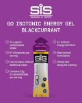 Science in Sport GO Isotonic Energy Gel 6 x 60ml Blackcurrant – Fast-Acting – Vegan – Formulation with 22g of carbohydrates, a great source of energy