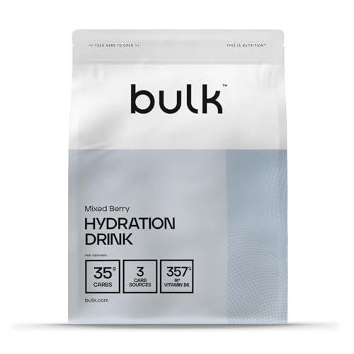 Bulk Hydration Powder, Sports Drink, Mixed Berry, 500 g, Packaging May Vary
