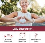 60 Beetroot Gummies with coenzyme Q10 Nitrate, Grape Seed Extract and antioxidants for Heart Health