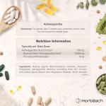 Ashwagandha High Strength 2000mg | 365 Vegan Tablets | Ashwagandha Root | Suitable for Men & Women | by Horbaach