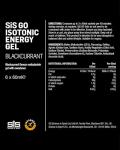Science in Sport GO Isotonic Energy Gel 6 x 60ml Blackcurrant – Fast-Acting – Vegan – Formulation with 22g of carbohydrates, a great source of energy