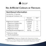 Magnesium Glycinate 4-in-1 Complex 1836mg – 381mg Elemental Per Serving – High-Strength Magnesium with Bisglycinate, Citrate, Malate, Oxide – 120 Vegan Capsules – UK Manufactured by New Leaf