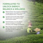 Matcha Green Tea 60 Capsules - Matcha Green Tea Tablets - Boosted with Turmeric, Acerola Cherry & Black Pepper