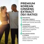 Panax (Korean) Ginseng 3500mg 20% Ginsenosides | 4 Month Supply - 120 High Strength Capsules with No Bulking Agents | for Improved Memory, Athletic Endurance, Stress Reduction | Love Life Supplements