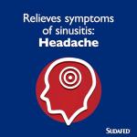 Sudafed Sinus Max Strength Capsules, Relieves Sinus Pressure and Pain, Relieves symptoms of Blocked Nose, Headache, Fever, Aches and Pain, pack of 16