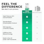 Panax (Korean) Ginseng 3500mg 20% Ginsenosides | 4 Month Supply - 120 High Strength Capsules with No Bulking Agents | for Improved Memory, Athletic Endurance, Stress Reduction | Love Life Supplements