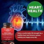 CoQ10 & Nattokinase (3 Cholesterol Lowering Ingredients) Supplement, CoQ10 - Heart & Cardiovascular Health, Antioxidant, Coenzyme Q10 Cholesterol Lowering Supplements 120 Vegan Capsules