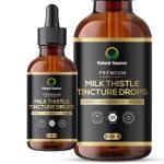 Milk Thistle Liquid Extract Drops-Milk Thistle Tincture high Strength 100ml=3 Month Supply- Whole Plant Extract/no Added Ingredients-UK Produced on Organic Farm & GMP Certified