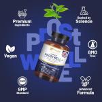 Advanced Prostwell Plus 60 Vegan Capsules Added Beta Sitosterol, Pumpkin Seed, Nettle Root, Lycopene and 7 Other Ingredients - Prostate Supplements for Men - Men Health Supplements by Prowise