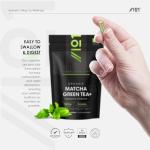 Organic Matcha Green Tea Extract 1360mg - 90 Vegan Capsules - Boosted with Turmeric, Acerola & Black Pepper – Resealable and Recyclable Pouch by Alpha01