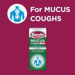 Benylin Mucus Cough Max Menthol Flavour, Helps to Clear Chest Mucus from Day 1, Cough Medicine for Adults, 100 mg/5 ml Oral Solution, 150 ml