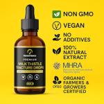 Milk Thistle Liquid Extract Drops-Milk Thistle Tincture high Strength 100ml=3 Month Supply- Whole Plant Extract/no Added Ingredients-UK Produced on Organic Farm & GMP Certified