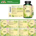 Vegavero Panax Ginseng | 4,800 mg (8:1 Extract) | with 20% Ginsenosides | NO Additives | 120 Vegan Capsules | Korean Red Ginseng