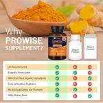 Organic Turmeric 2280mg (High Strength) with Black Pepper & Ginger - 180 Vegan Turmeric Capsules with Active Ingredient Curcumin I Soil Association Approved I UK Made by Prowise Healthcare