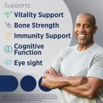 Centrum Advance 50+ Tablets Multivitamin & Mineral Supplements, with 24 essential nutrients, including vitamin D, C, Zinc, 100 ct