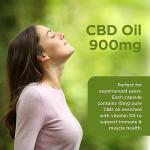 Healthspan 900mg (2 x Packs of 450mg) CBD Oil Capsules | 60 Capsules | Added Vitamin D3 | Vegan