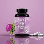 Warrior Milk Thistle High Strength Capsules 500mg, 80% Silymarin – Liver Detox, Immune Support, Liver Cleanse Detox and Repair, Anti‑inflammatory Herbal Supplement, Antioxidant, Vegan – 90 Tablets