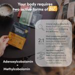 Vitamin B12 Tablets High Strength - 1 Year Supply (365 Tablets) - 1000mcg Dual Power B12 Vitamin Complex with Methylcobalamin & Adenosylcobalamin - Vegan Supplement - (Packaging Design May Vary)