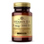 Solgar Vitamin D3 (Cholecalciferol) 1000 IU (25 µg) Tablets - Pack of 90 - Support a Healthy Immune System - Stronger Teeth and Bones - Vegan and Gluten Free