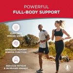 Red Panax Ginseng Powder with Natural Ginsenosides (4 oz)- Supports Healthy Energy, Vitality, Mood and More, Korean Panax Ginseng Root Powder for Smoothies, Coffee or Drinks